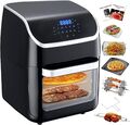 12L Heißluftfritteuse Heissluft Friteuse Fritteusen Backofen 1800W Air Fryer