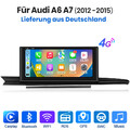 12.3“Carplay Android 12 Autoradio GPS Navi Für Audi A6 A7 2012-2015 SWC 4+64 4G 