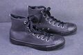 Converse All Star Classic Hi Chucks Sneaker mono schwarz Gr. 36,5 Leder  CH2-285