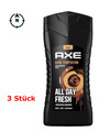 💥 Axe Duschgel Dark Temptation Männer All Day Fresh 3 x 250 ml