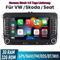 Multimedia 7”Autoradio Carplay SWC GPS NAVI Für VW/Skoda/Seat 2+32G BT RDS WIFI