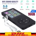 Bluetooth MP3 MP4 Player LCD-Display HiFi Bass Musik Spieler FM Radio Audio DE