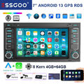 4+64GB Android 13 Autoradio Für VW Touareg 7L GPS Navi DAB+ CARPLAY SWC AHD AKM