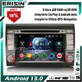 64GB DAB+ Android 13 DVD Autoradio GPS Für Fiat Bravo CarPlay Navi OBD2 Wifi DSP