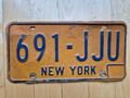 New York USA Nummernschild US Kennzeichen Altes Schild License Plate 