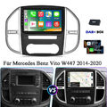 Für Mercedes Benz Vito W447 2014-2020 Carplay Autoradio Android 13 GPS WIFI +DAB