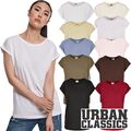 Urban Classics Damen Organic Oversized T-Shirt Bio Baumwolle Extended  XS-5XL