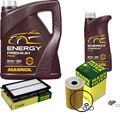 MANN Inspektionspaket 6 L MANNOL Energy Premium 5W-30 für Hyundai Tucson 1.7