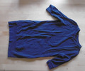 blaues Damen Sweat Kleid / Longshirt mit 3/4 Ärmeln Gr. 36 von Nikkie #ANI