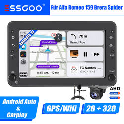 Für Alfa Romeo 159 Brera Spider 7"Carplay Autoradio 2+32G Android 13 GPS Kamera