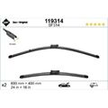 Wischblatt SWF 119314 ORIGINAL VISIOFLEX SET für SKODA VW, vorne