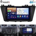 Android 13 4+64GB Carplay Autoradio GPS Navi 4G LTE DSP Für Mazda 5 CW 2010-2015