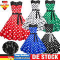 Damen Vintage Rockabilly Retro Kleid 50er,60er Jahre Partykleid Swing Abendkleid