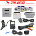 SNES / Super Nintendo Zubehör-Set Auswahl 🤔✅ Netzteil, AV- TV-Kabel, Controller