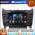 8-Kern Android 13.0 Autoradio GPS Navi CarPlay Mercedes CLC/G/C Klasse W203 W463