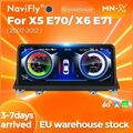 10,25 Android 13 Autoradio GPS Navi LTE 4G CarAutoPlay für BMW X5 X6 E70 E71 CCC