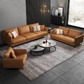 Sofagarnitur 3+2+1Sitzer Ledersofa Couch Wohnlandschaft Garnitur Design Modern