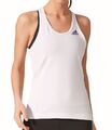 Adidas Essentials Damen Tank Top Unterhemd Achselshirt Sport Freizeit Shirt weiß