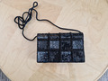 Abendtasche Kuvert Clutch, schwarz, Pailletten + Perlen, neuwertig