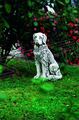 Garten Dekoration Hund Statue Skulptur Figuren Skulpturen Designer Figur 180