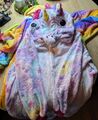 einhorn kostüm Mann Frau Kinder Unisex Bunt Lustig Karneval Schlafanzug 