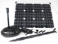 50 WATT W  SOLAR TEICHPUMPE SOLARPUMPE SPRINGBRUNNEN TEICH PUMPE TAUCHPUMPE