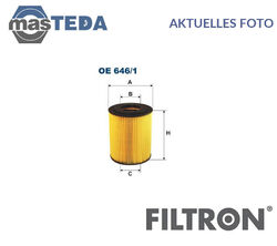 OE646/1 MOTOR ÖLFILTER FILTRON FÜR ERF ECT,ECM 265KW,353KW,338KW