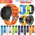 Für Garmin Fenix 3 HR 6 6X Pro 7 7X 5 5X Plus Quick Fit Sport Silikon Armband DE