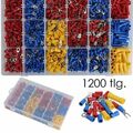 1200 tlg. Kabelschuhe Sortiment Box Auto KFZ Steckverbinder Flachstecker Set  XY