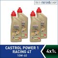 Castrol Power 1 Racing 4T 10W-40 4x1 Liter = 4 Liter