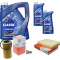 MAHLE Inspektionspaket 7 L MANNOL Classic 10W-40 für Audi TT 2.0 TTS quattro