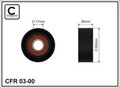CAFFARO 03-00 Umlenkrolle Keilrippenriemen 60mm für OPEL ZAFIRA B (A05)