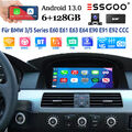 8Core Android13 Autoradio DAB 6+128G Carplay Für BMW E90 E91 E60 E61 CCC GPS SWC