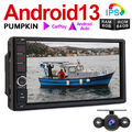 Pumpkin 7" Autoradio Android 13 2DIN GPS Navi Bluetooth DAB WiFi 4GB 64GB+Kamera