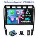 Für Porsche Cayenne 9PA 2002-2010 DAB+ 9" 4+64G Autoradio Android 13 CarPlay KAM