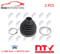 ACHSMANSCHETTE ANTRIEBSWELLE PAAR VORNE NTY NOP-023 2PCS V FÜR AUDI A6 C5,A4 B5