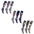 Reitsocken Reitstrümpfe Kniestrümpfe Basicline RL24 3er Set braun blau grau