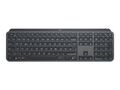 Logitech Tastatur MX Keys Advanced Wireless Illuminated Keyboard schwarz/grau FR