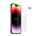 3X Panzerfolie Für Iphone 15 14 13 12 11 XS Pro Max 8 7 plus SE Schutzfolie Glas