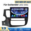 10.1" Android13 Autoradio GPS Navi RDS FM Für Mitsubishi Outlander 12-18 DAB SWC