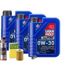Motoröl 0W30 LIQUI MOLY 3L+MANN Ölfilter+Spülung+Ölablassschraube