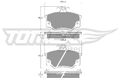 TOMEX Brakes Bremsbelagsatz Scheibenbremse TX 10-73 für FIAT TIPO PANDA TEMPRA 2