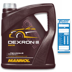 4L Mannol Automatic Plus Öl ATF Dexron 3 III Getriebeöl Servoöl GM MB 236.1 Ford