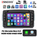 Kamera Android13 Carplay Für Mercedes Benz CLK W209 W203 7" Autoradio GPS 4+64G