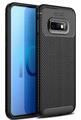 Hülle für Samsung Galaxy S10e Schutzhülle Silikon Slim Case Schwarz Carbon Optik