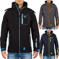 Geographical Norway Herren Regen Funktionsjacke Softshell Outdoor Winter Sport 