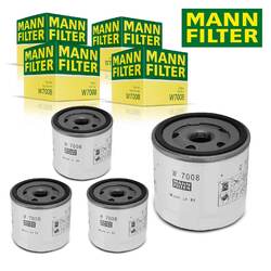 4X ORIGINAL MANN FILTER ÖLFILTER FÜR FORD B C-MAX FIESTA FOCUS FORD PUMA S40 II