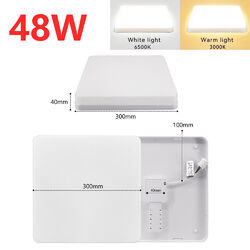 16W-48W LED Deckenleuchte Deckenlampe Panel Ultraflach Wohnzimmer Schlafzimmer