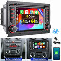 4+64G Apple Carplay Autoradio Android 13 GPS Navi RDS Für Audi A4 S4 RS4 B6 SEAT