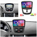 Für Peugeot 207 2006-2015 32GB Android 13 Autoradio GPS Navi WIFI Bluetooth RDS